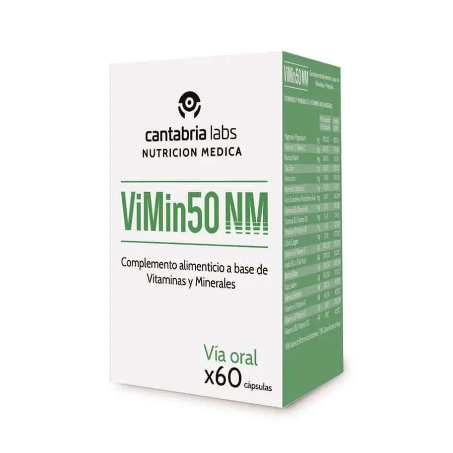 ViMin 50 NM 60 Capsules, Cantabria Labs Medische Voeding
