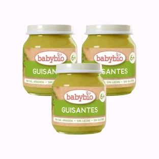 Babybio Erbsen, Packung 3 x 130 gr.