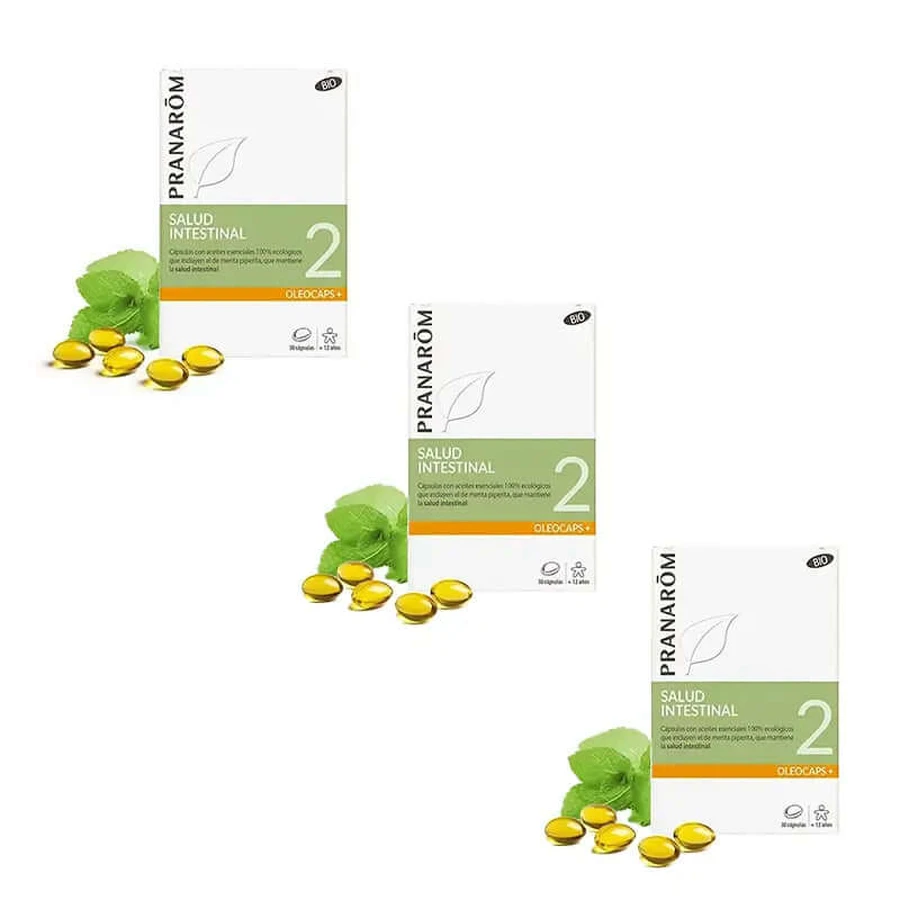 Pranarôm Oleocaps 2 Alivio Gastrointestinal Y Orina, 3X30 Cápsulas