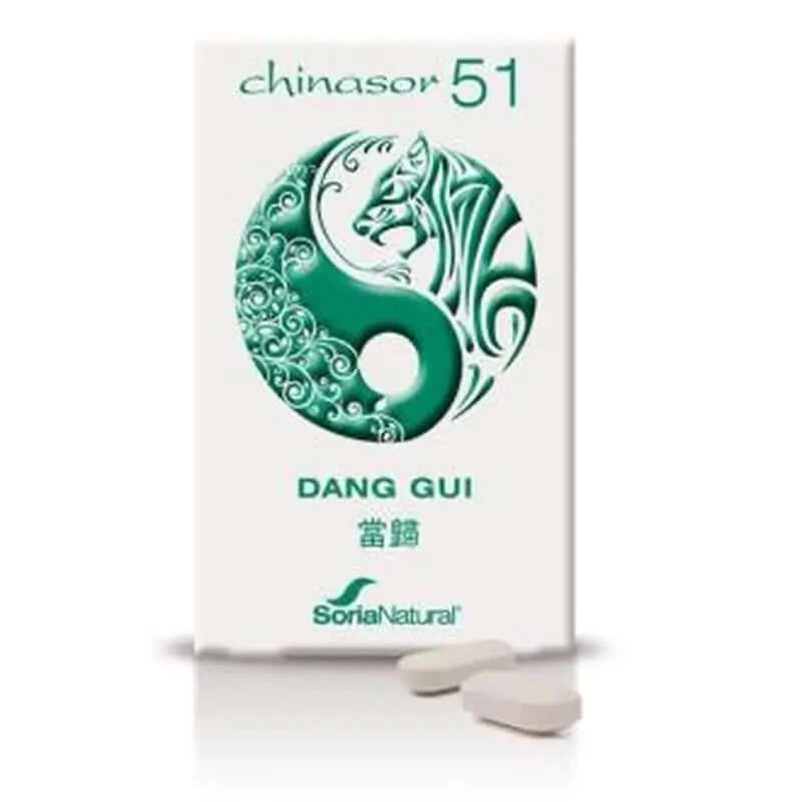 Soria Natural Chinasor 51 Dang Gui 30 Comprimés