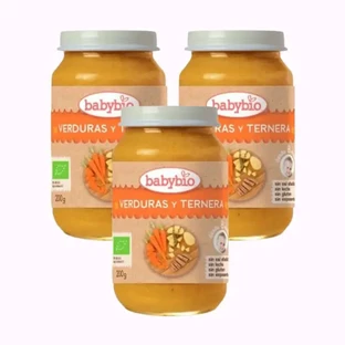 Babybio Menu Tradition Veal, Pack 3 x 200 grams