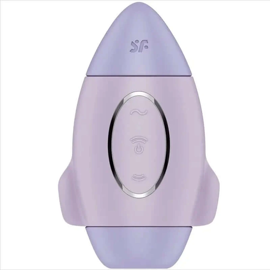 Satisfyer Mission Control Flieder Kleiner Vibrator mit zwei Impulsen