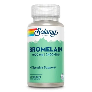 Solaray Bromelaina, 60 Cápsulas