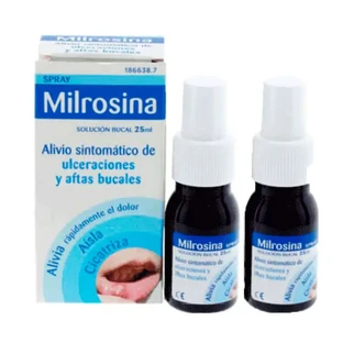 Milrosina+ Duplo Spray Oplossing 2 x 25 ml