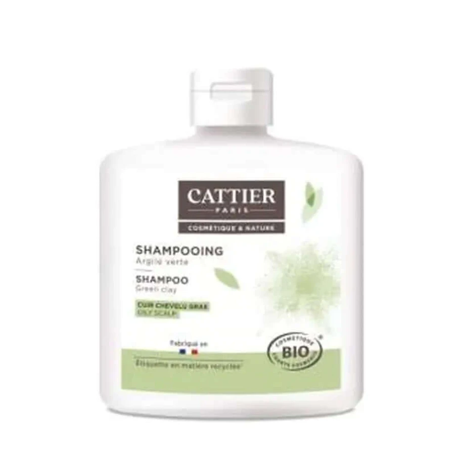 Cattier Fettiges Haar Shampoo Grüne Tonerde 250Ml