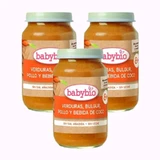 Babybio Groenten Bulgur Kip en Kokos Drink, pak 3 x 200 gram
