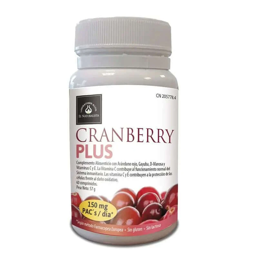 El Naturalista Cranberry Plus, Dietary Supplements, 60 Tablets