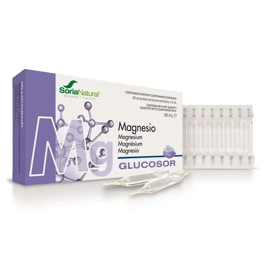 Soria Natural Glucosor Magnesium, 28 Vials Of 2 Ml