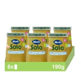 Hero Baby Pack Tarrito Eco Solo Zanahoria, Guisantes Y Merluza, 6 X 190 gr