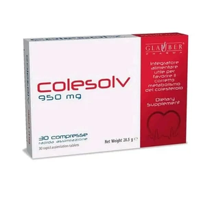 Glauber Gl Colesolv, 30 Comprimidos