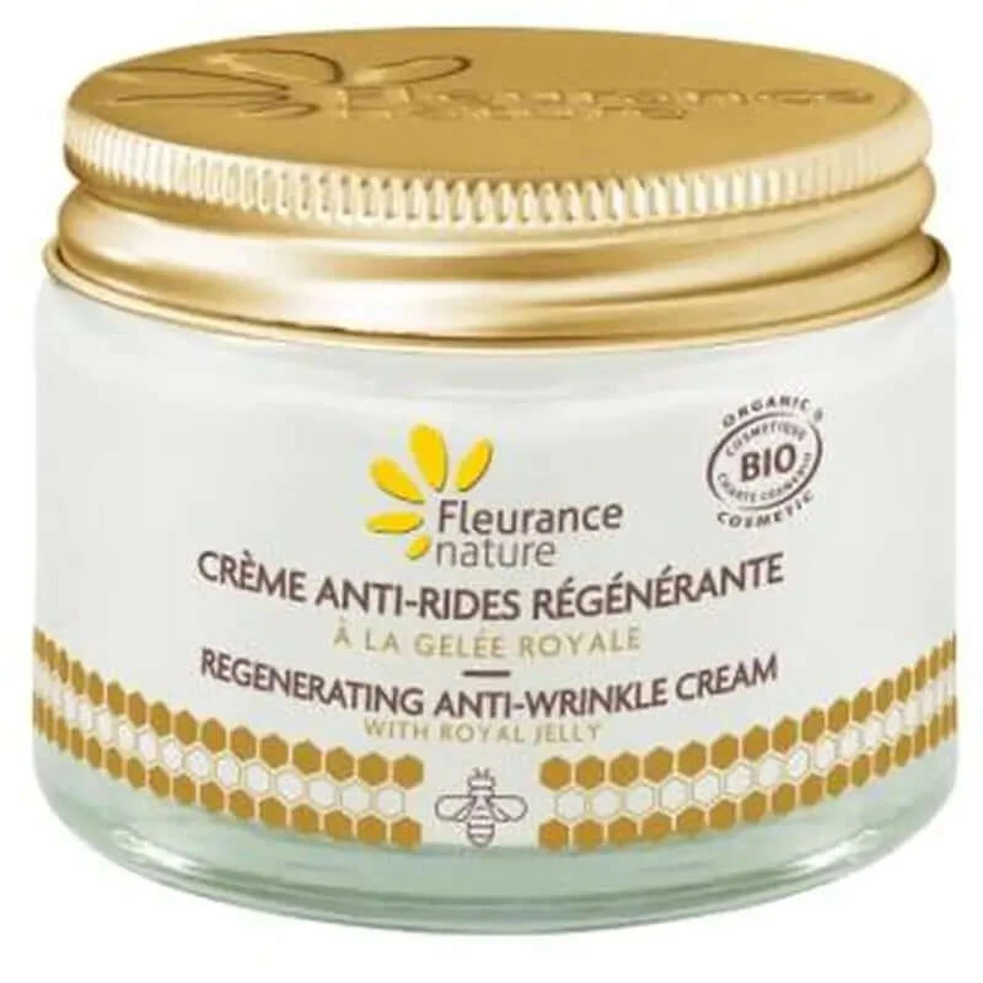 Fleurance Nature Przeciwzmarszczkowy krem regenerujący z galaretką 50ml Bio: ceny i cechy