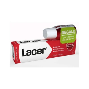 Lacer kit 2 dentífricos 125 Ml + Lacer colutorio 200 Ml