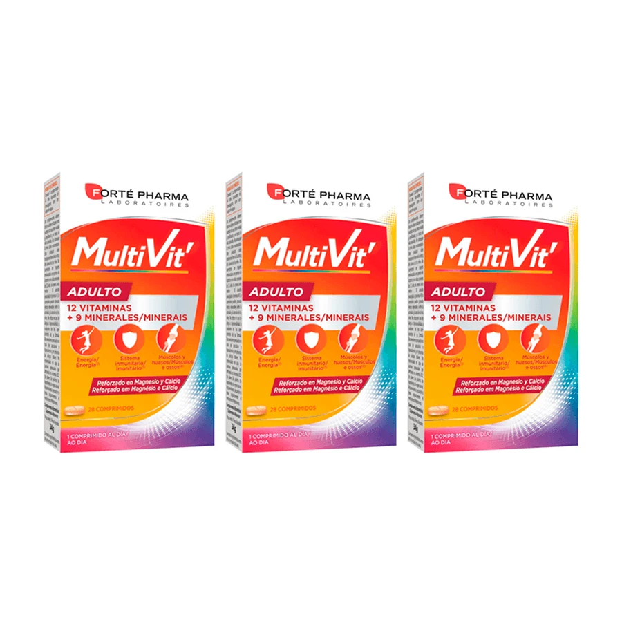 Forté Pharma Triplo Energie Multivitamine Volwassene 3 x 28 tabletten