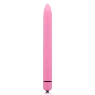 Glossy Slim Vibrator Intense Pink