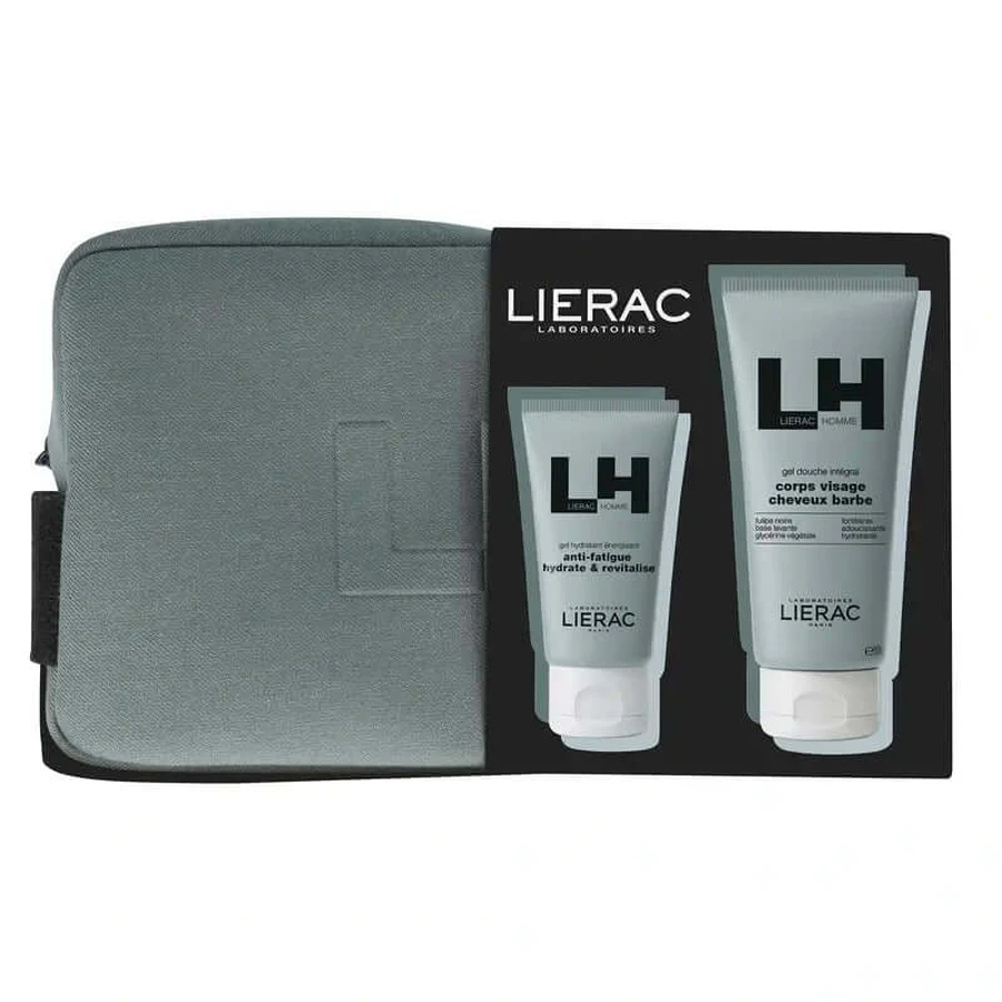 Lierac Homme Cofre Gel Hidratante Energizante 50ml + Gel Ducha, 200 ml