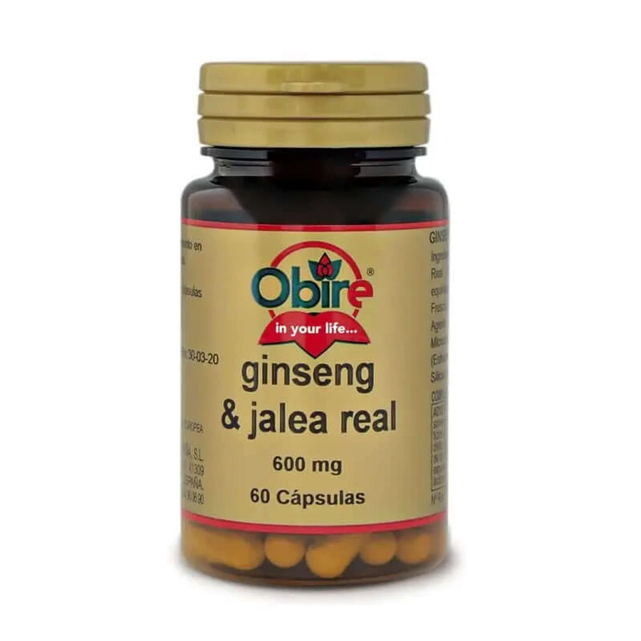 Obire Ginseng & Jalea Real , 60 cápsulas