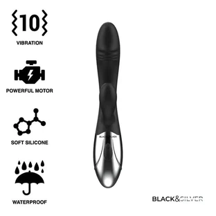 Wibrator stymulujący Black&Silver Kaleb