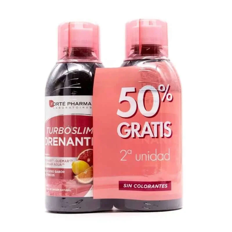 Forté Pharma Slim Drenante Citrus-Geschmack, 2 Einheiten x 500 ml 2. Einheit 50% Rabatt