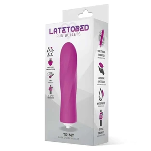 Latetobed Vibrating Bullet Easy Quick Silicone Rosa