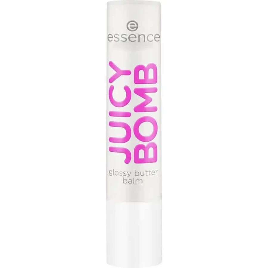 Essence Glossy Lip Balm Juicy Bomb Transparent, 2.5 gr.