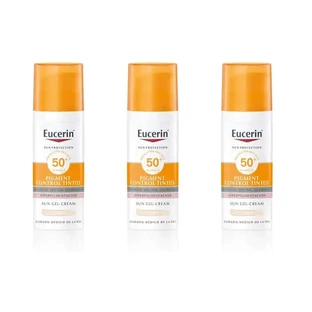 Eucerin Solar Face Pigment Control Fluid Fps50+ Getöntes Licht, 3X50 Ml