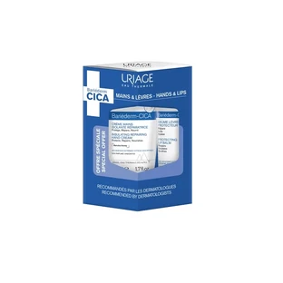 Uriage Promo Bariéderm-Cica Handcreme, 50 Ml + Lippenbalsam 15 Ml