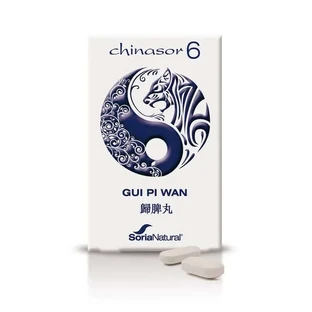 Soria Natural Chinasor 6 Gui Pi Wan, 30 Comprimés