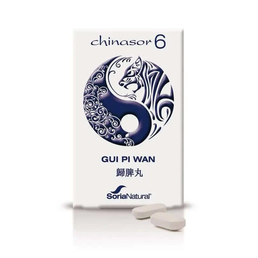 Soria Natural Chinasor 6 Gui Pi Wan, 30 Comprimés