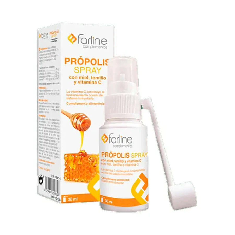 Farline Propolis Spray With Honey, Thyme and Vitamin C