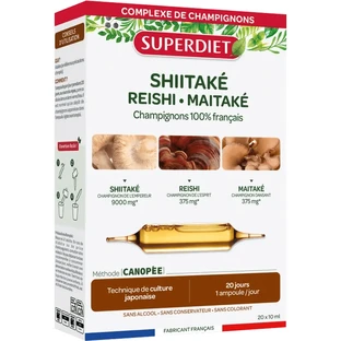 Superdiet Shitake-Maitake-Reishi Bio 20Amp