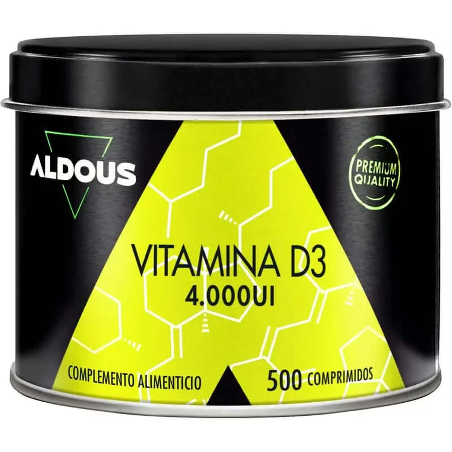 Aldous Bio Vitamine D3 4000 Ui Aldous , 500 tabletten
