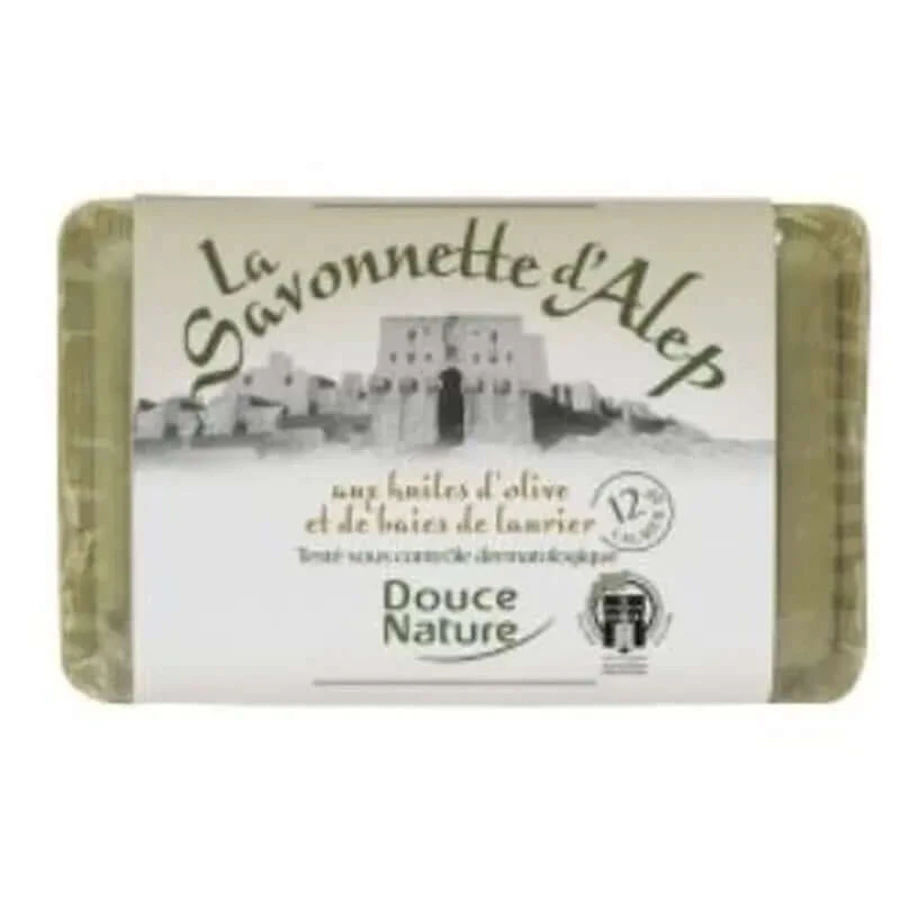 Douce Nature Aleppo Seife Bar 12% Lorbeer 100Gr