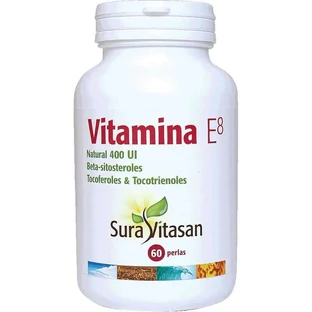 Sura Vitas Vitamine E8 Natuurlijk 400Ui , 60 parels