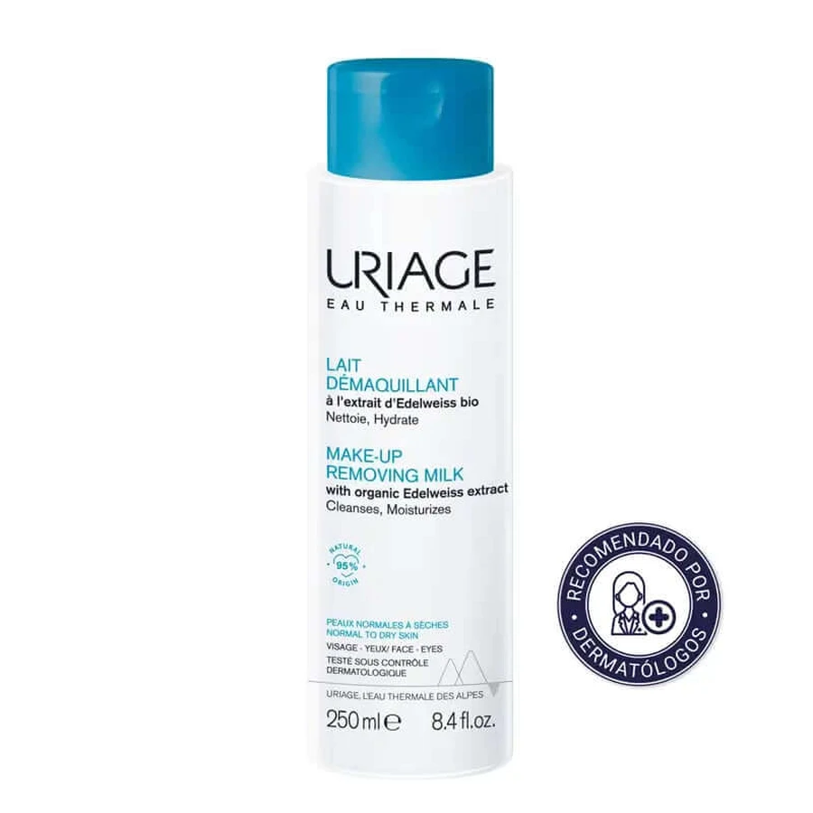 Uriage Make-up-Entferner-Milch Normale bis trockene Haut, 250 ml
