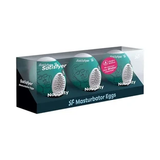 Satisfyer Set 3 Masturbator Eggs Model Naughty
