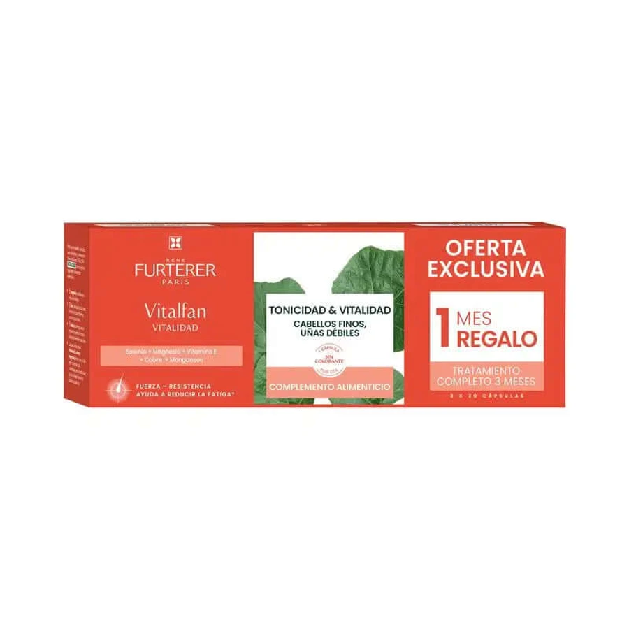 Rene Furterer Vitalfan Vitalität Haare und Nägel 3 x 30 Kapseln