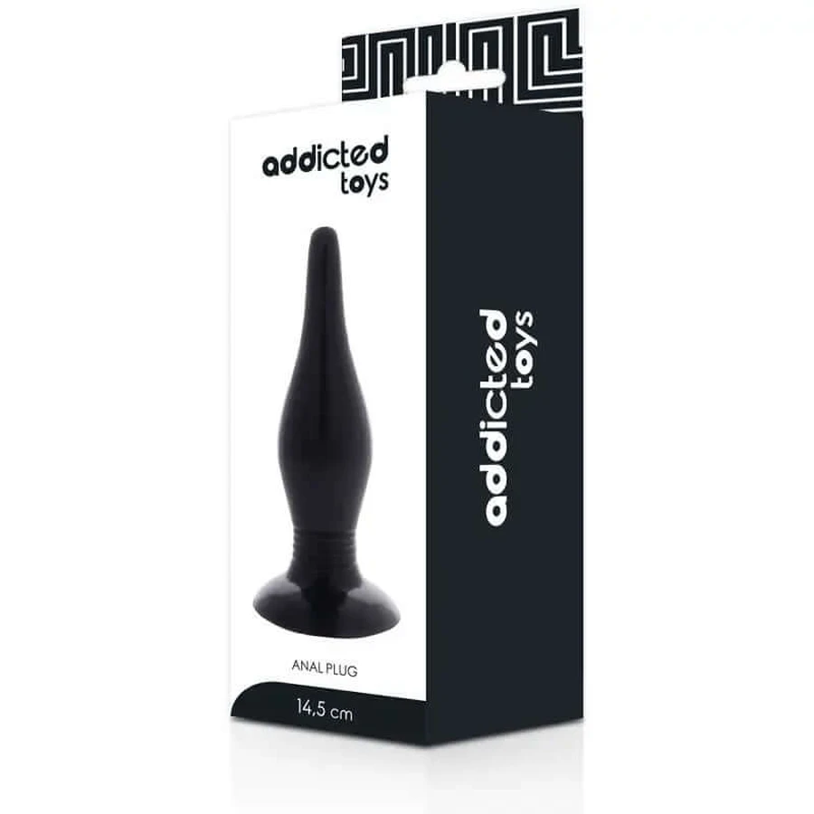 Addicted Toys Anaalplug 14.5Cm Zwart