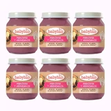 Babybio Appel Bosbessen, verpakking 6 x Bosbessen, 130g