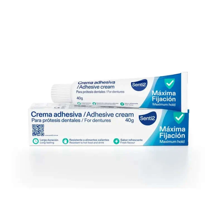 Senti2 Crème adhésive pour prothèse, 40 ml