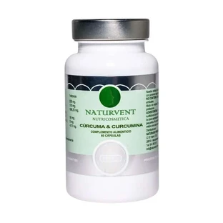 Naturvent Antiinflamatorio Cúrcuma & Curcumina Con 95% De Curcumina., 60 cápsulas