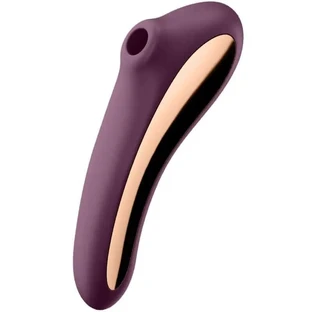 Satisfyer Air Pulse Dual Kiss Clitoral Stimulator - Purple