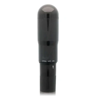 Vibrateur de poche brillant noir