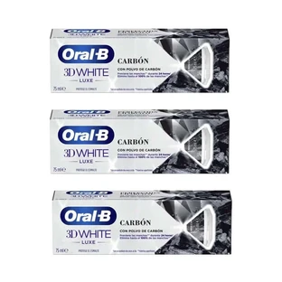 Oral-B Houtskool Tandpasta , 3X75 Ml