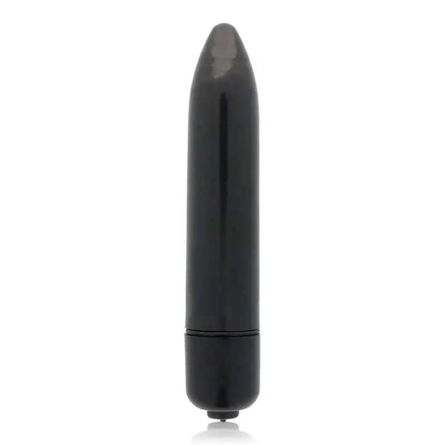 Glossy Dunne Vibrator Zwart