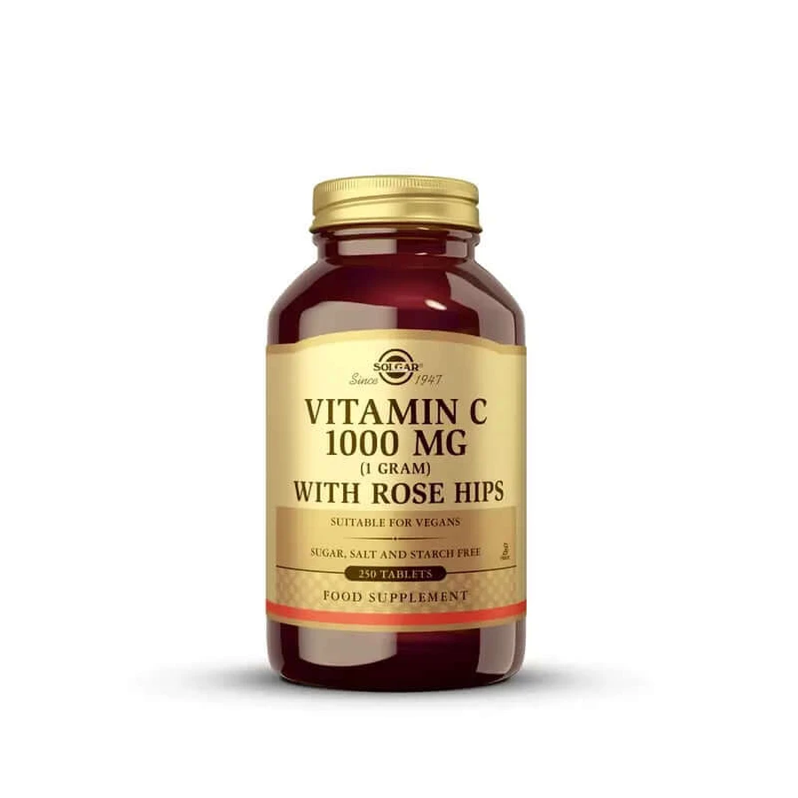 Solgar Rozenbottels 1000 mg, 250 tabletten