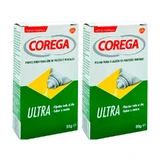 Corega Duplo Ultra Kleber Duplo Pulver, 2 x 50 g