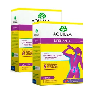 Aquilea Drainage Wald Fruchtgeschmack, Packung 2 x 15 Sticks
