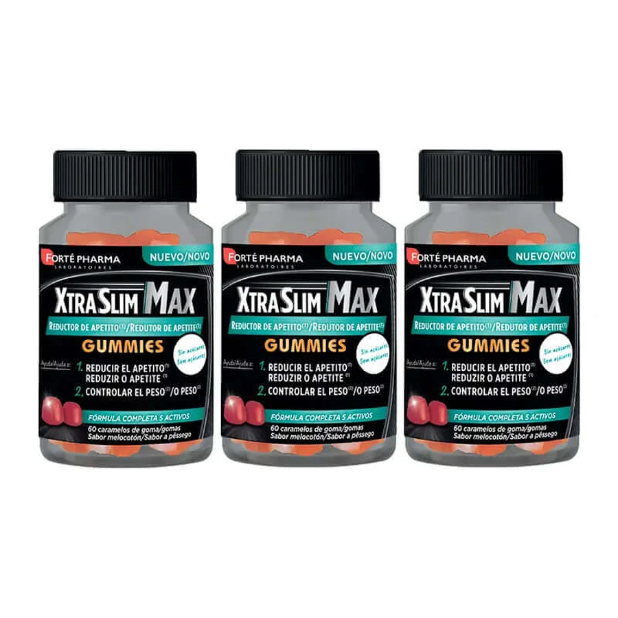 Forté Pharma Triplo Xtraslim Max Reducer Gummi 3 x 60 Bonbons