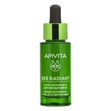 APIVITA Bee Radiant Brightening and Anti-Fatigue Serum mit weißer Pfingstrose und patentiertem Propolis