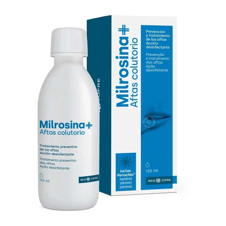 Milrosina+ Aftas Mundspülung, 125Ml